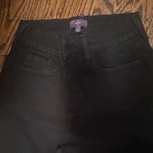 NYDJ Women's High Rise Black Jeans